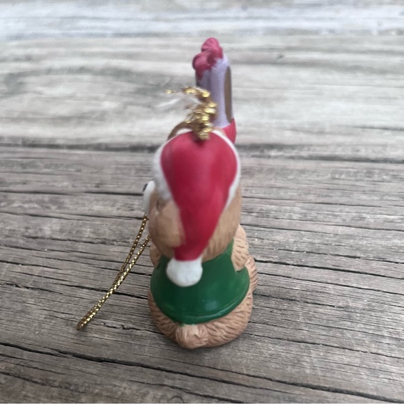 VINTAGE 711 CITGO CHRISTMAS ORNAMENT TEDDY BEAR WITH GIFTS SANTA’S HELPER - Picture 3 of 6